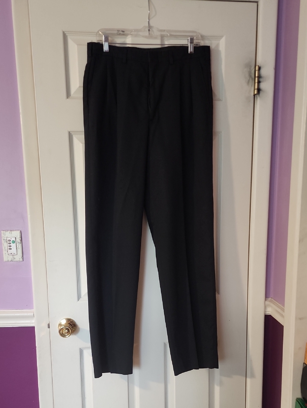 Farah Men's Black Dress Trousers 34x34